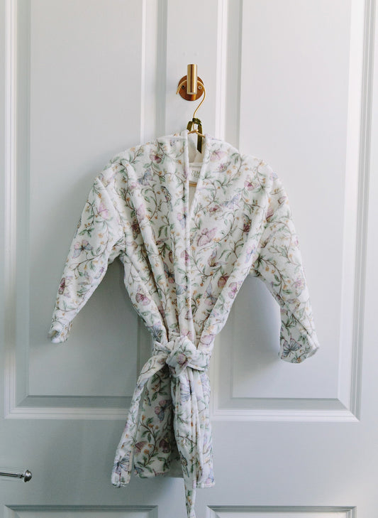 Greenwich Organic Children’s Bathrobe – Botanical Whisper