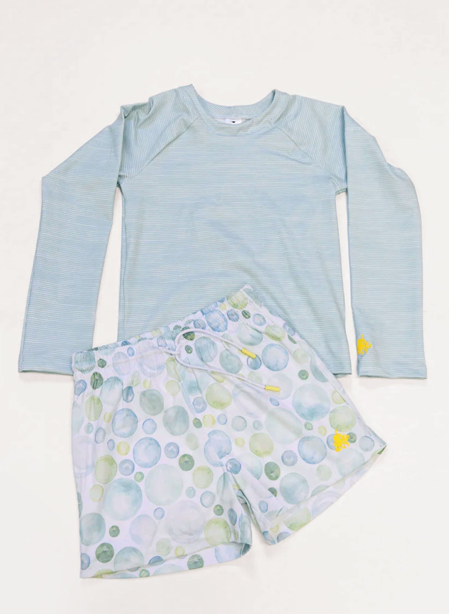 Boys Swim Short - Seafoam Bubbles