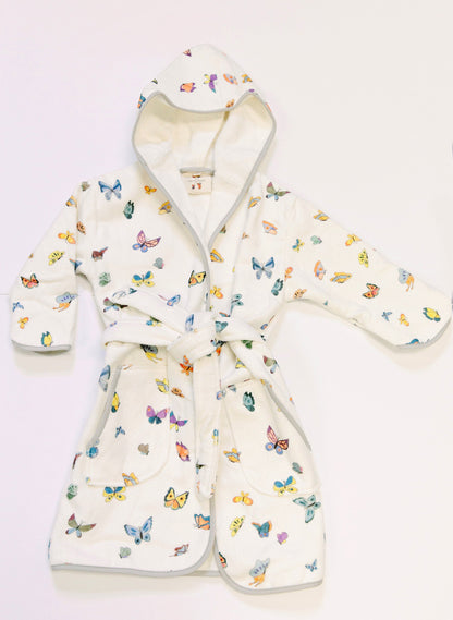 Greenwich Organic Children’s Bathrobe – Madame Butterfly