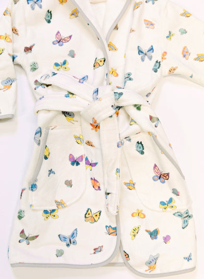 Greenwich Organic Children’s Bathrobe – Madame Butterfly