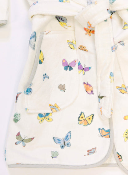 Greenwich Organic Children’s Bathrobe – Madame Butterfly