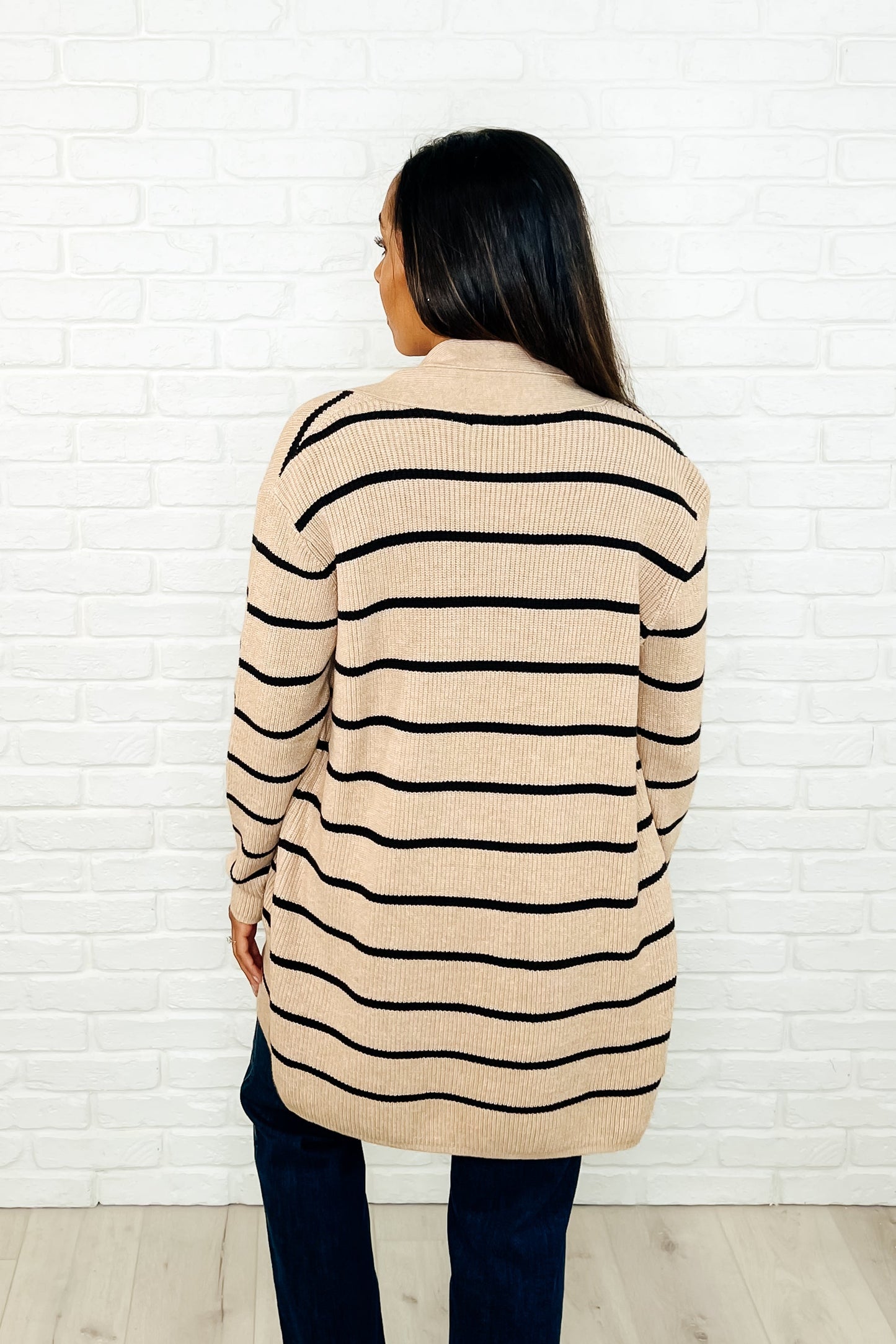 Under Wraps Striped Cardigan