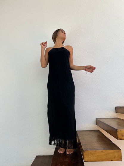 Handmade Boho Beach Maxi Dress "CRUSSY"