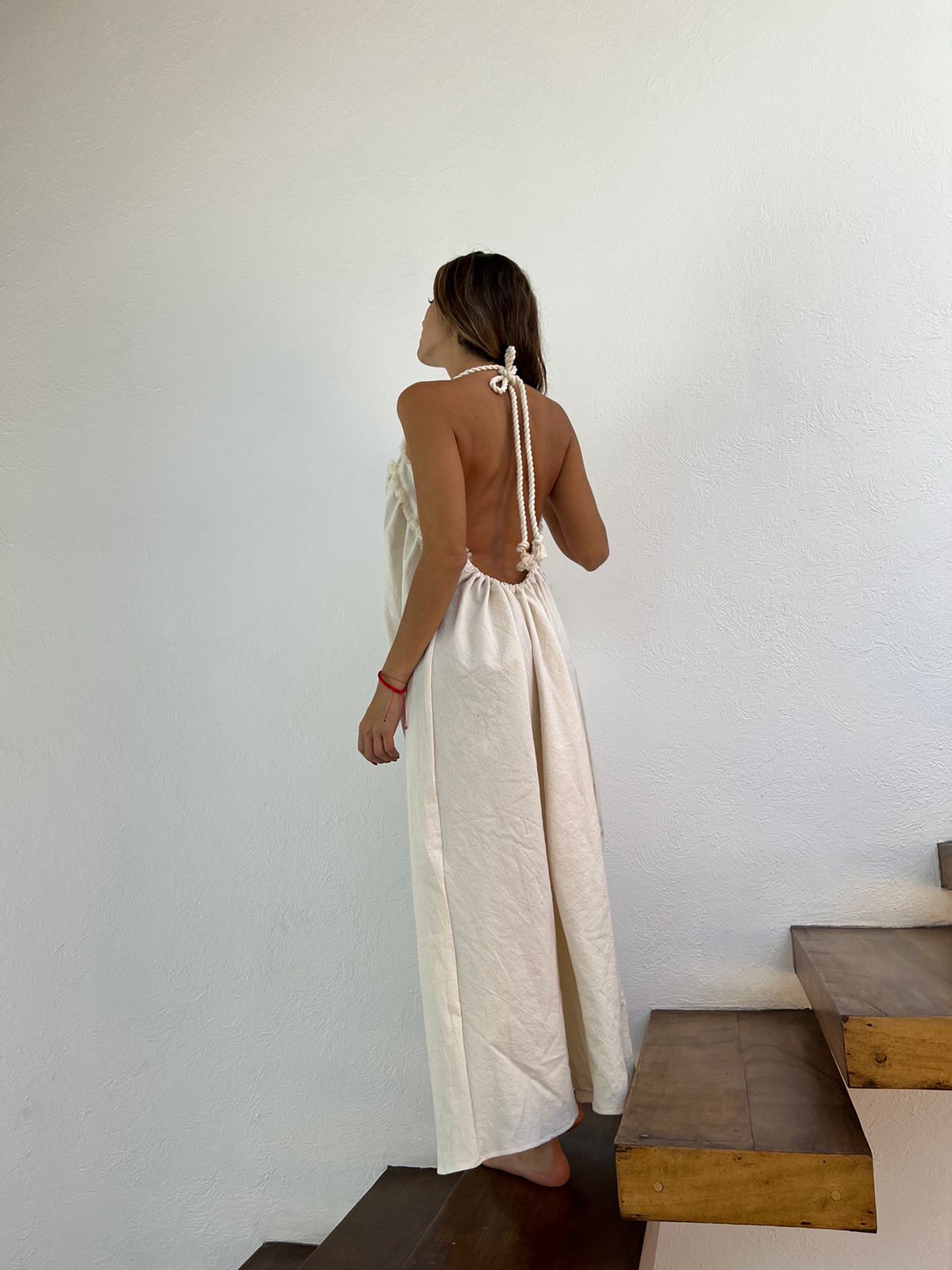 Handmade Boho Beach Backless Maxi Dress "TESSY"