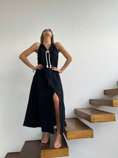 Handmade Boho Beach Backless Maxi Dress "TESSY"