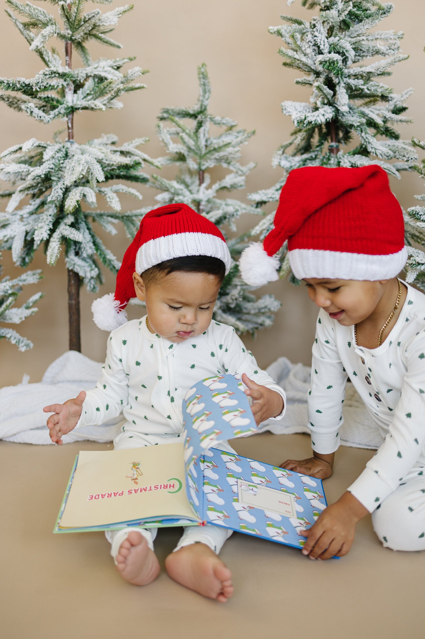 Tiny Trees Ribbed Bamboo 2pc Henley Pajamas