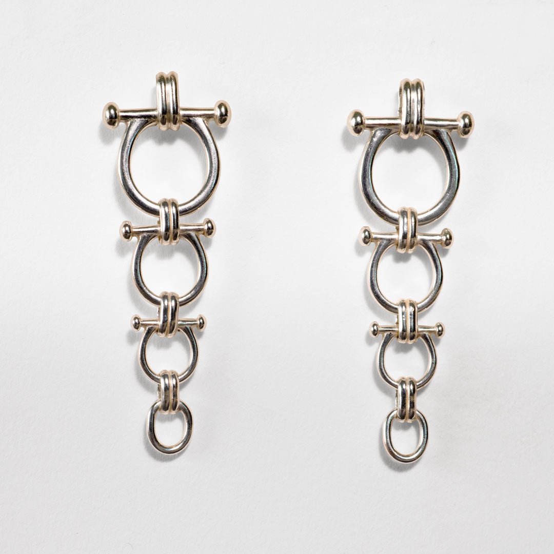Bocara - Equestrian Horse Bit Choker Necklace in Silver
