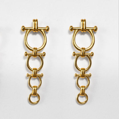 Bocara - Horse Bit Equestrian Wrist Cuff in Gold