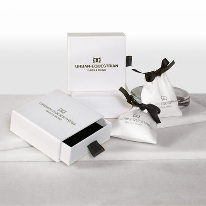 Briolette - Moonstone Horse Bit Cuff Bracelet in Gold