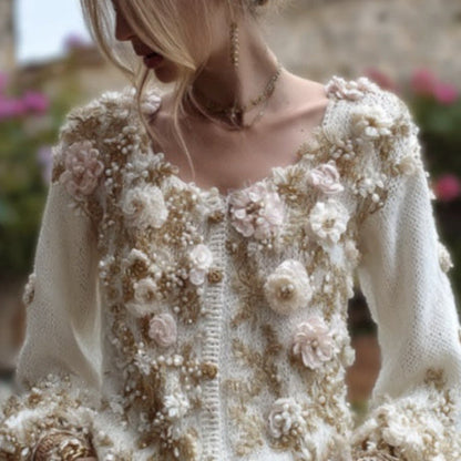 Women’s 3D Printed Cardigan Coat – Spring & Fall Outerwear