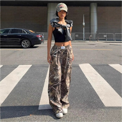 Women's Y2K Camouflage Cargo Pants
