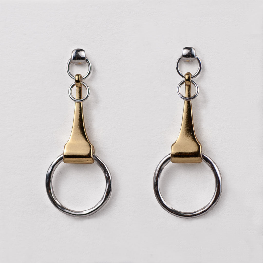 Camden - Two Tone Equestrian Horse Bit Necklace