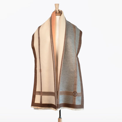 Cavelleti -  Equestrian Motif Luxe Shawl