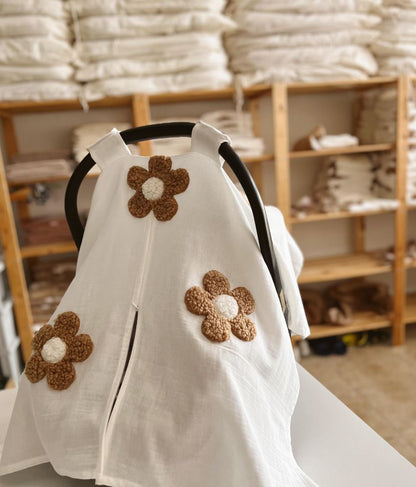 Muslin Car Seat Canopy