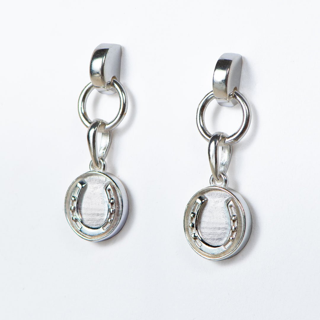 Dorado - Horseshoe Coin Earring in Silver