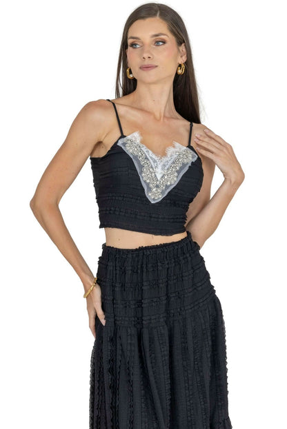 Emma Top & Maxi Skirt Set