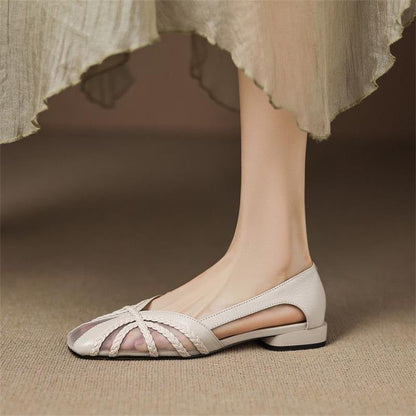 Women’s Fashion Mesh Breathable Low-Heel Versatile Sandals