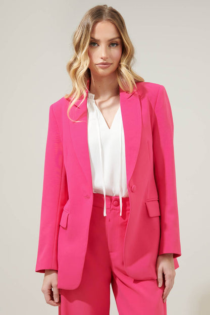 Chelsea Fitted Notch Lapel Blazer