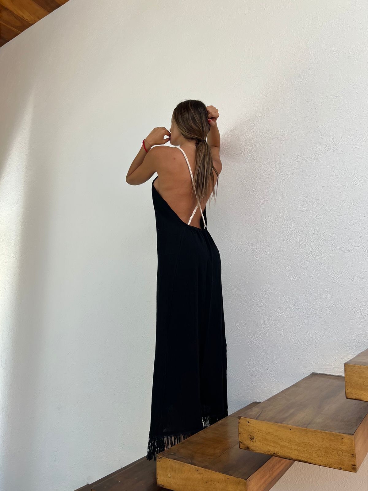 Handmade Boho Beach Maxi Dress "CRUSSY"