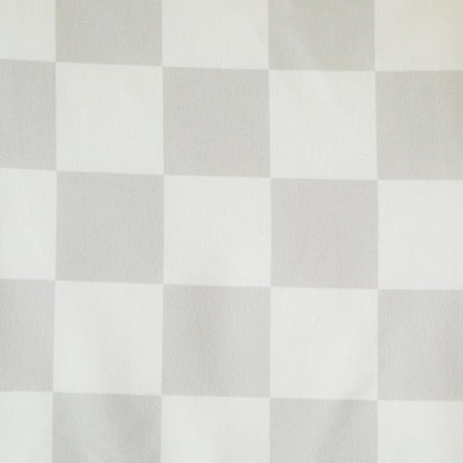 Wipeable Highchair Cushion for Stokke Tripp Trapp: Neutral Checkered Cover