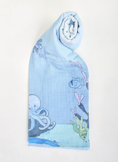 Shawl Blanket - Under the Sea