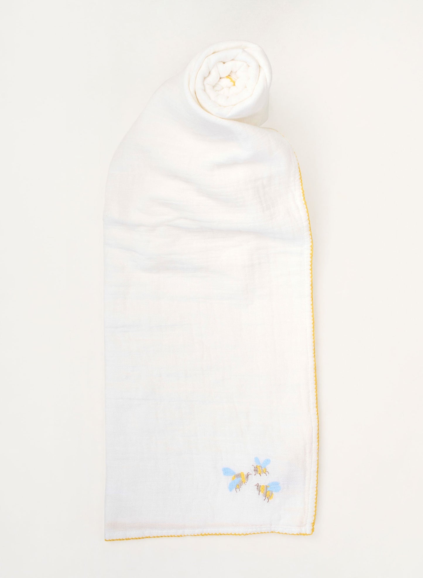 Shawl Blanket - Embroidered Bee