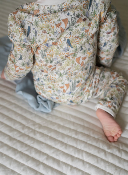 Baby Zippered One-Piece - Foxy Forest
