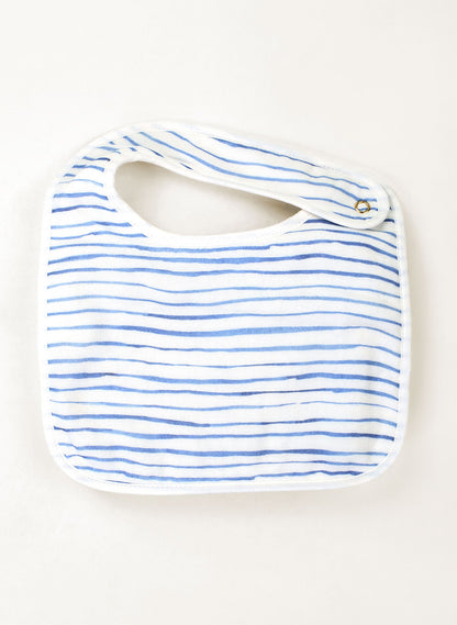 Baby Classic Bib - Wave Stripe