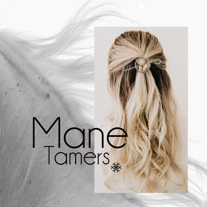 Lariat  - Triple Rope Twist Mane Tamer Hair Pin in Gold