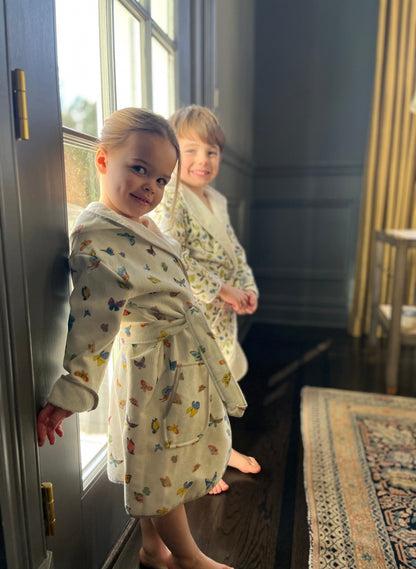 Greenwich Organic Children’s Bathrobe – Madame Butterfly