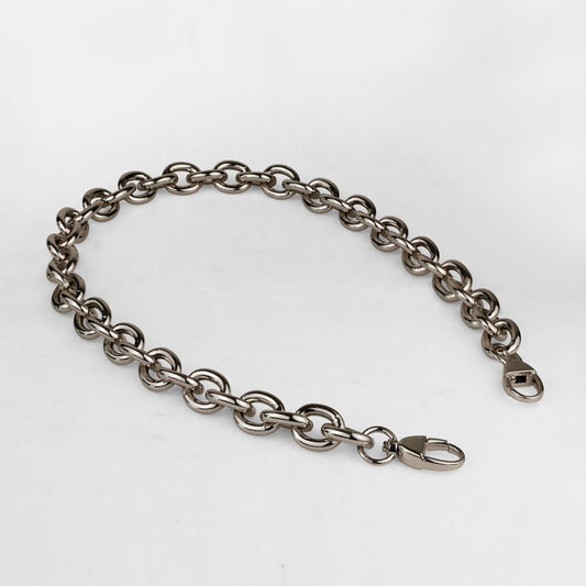 Chunky Loop Nickel Finish Chain Strap