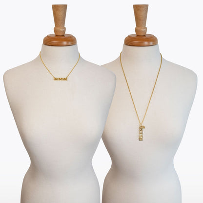 Love - Horseshoe Coin Pendant in Gold