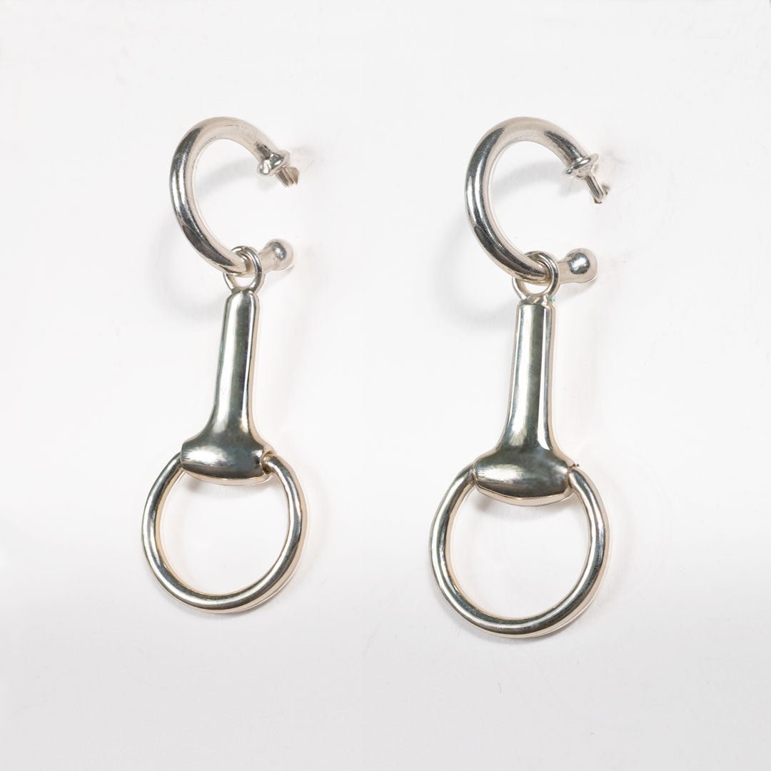 Odeza - Horse Bit Toggle Equestrian Necklace in Silver