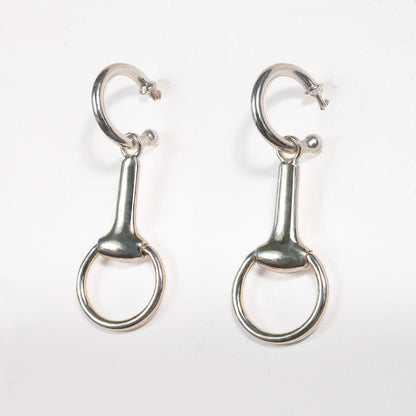 Odeza - Horse Bit Toggle Equestrian Necklace in Silver
