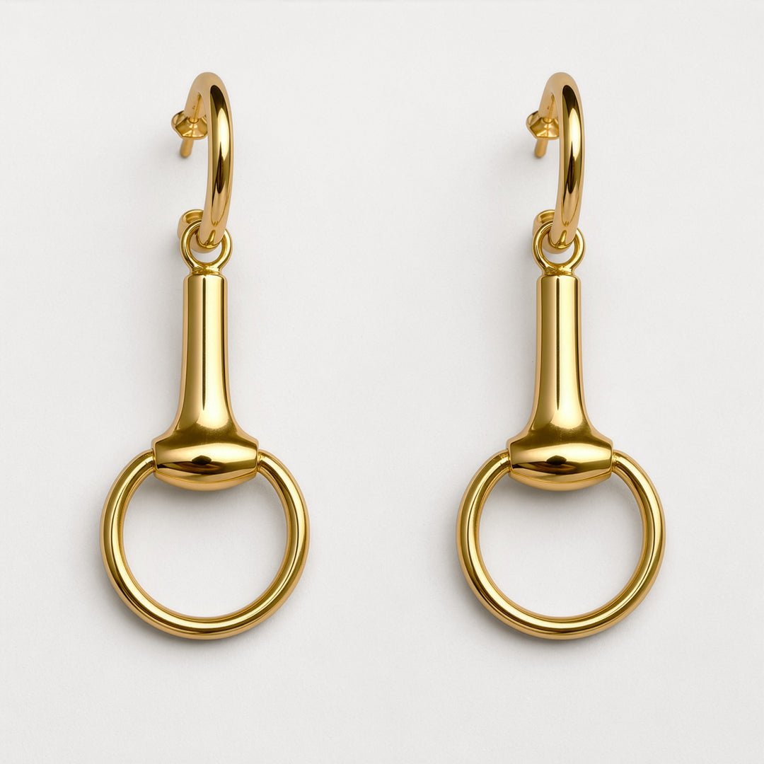 Odeza - Wrap Around Horse Bit Bracelet in Gold