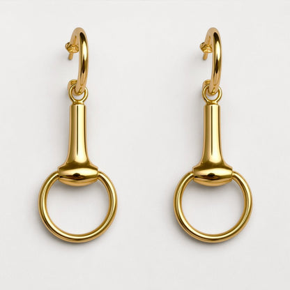 Odeza - Wrap Around Horse Bit Bracelet in Gold