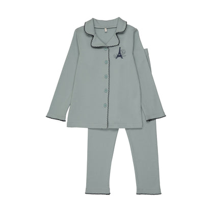French Grandpa PJ- Blue