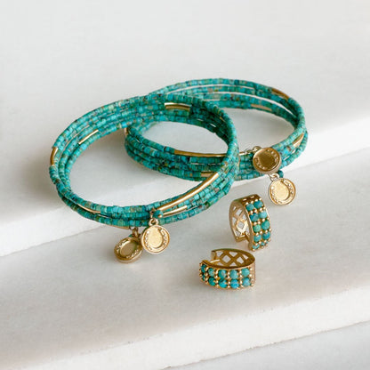 Prism - Turquoise Equestrian Horseshoe Necklace & Choker