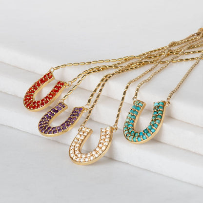 Prism - Linea Turquoise Equestrian Earring
