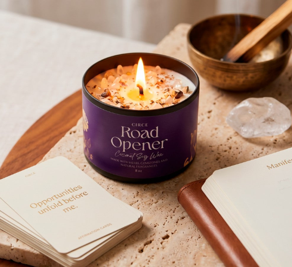 Road Opener Candle — 8‑oz Ritual to Remove Obstacles