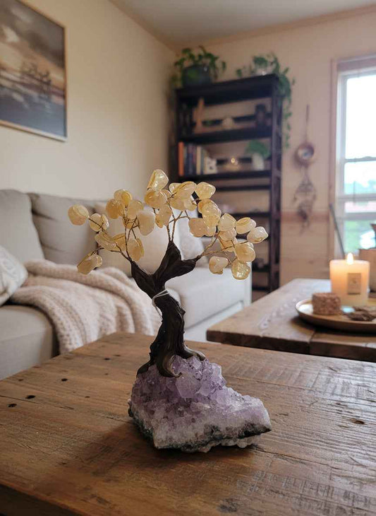 Brazilian Citrine Bonsai Tree - A Beautiful Addition to Your Home Decor