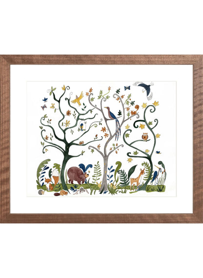 Art Print - Alsatian Forest Framed