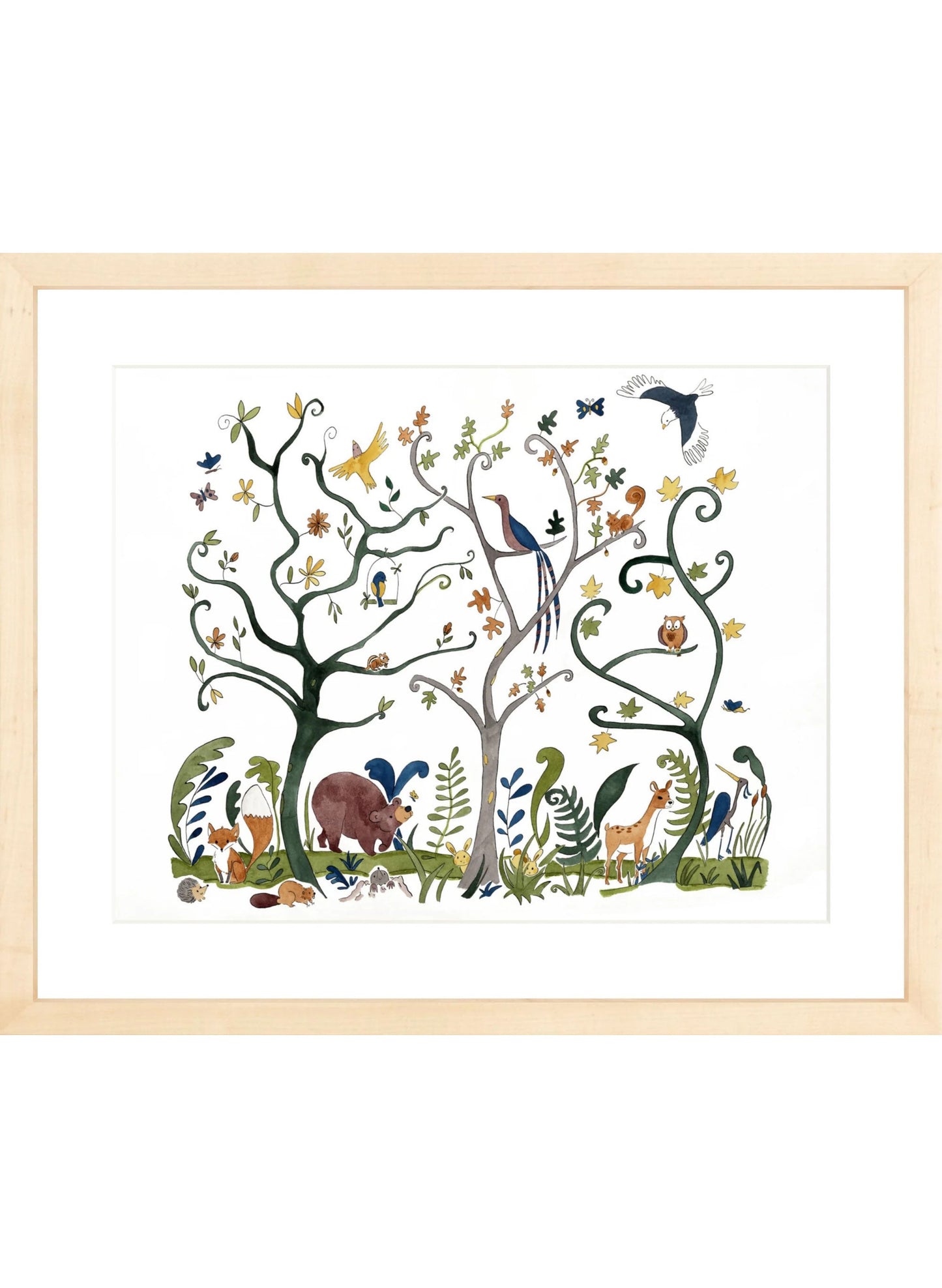 Art Print - Alsatian Forest Framed