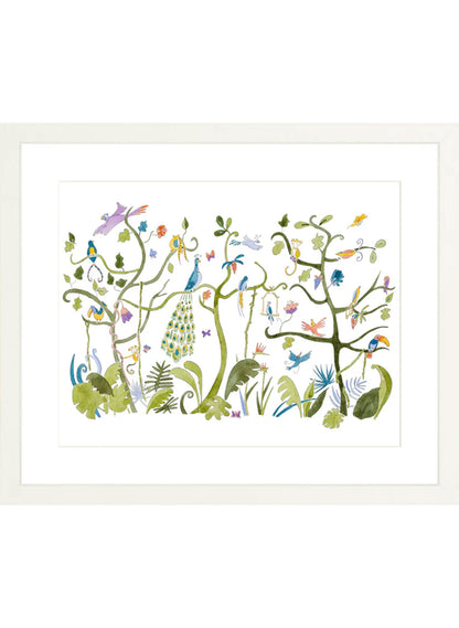 Art Print - Tropical Chinoiserie - Framed