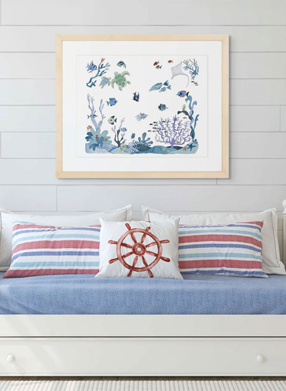 Art Print - Under the Sea - Framed
