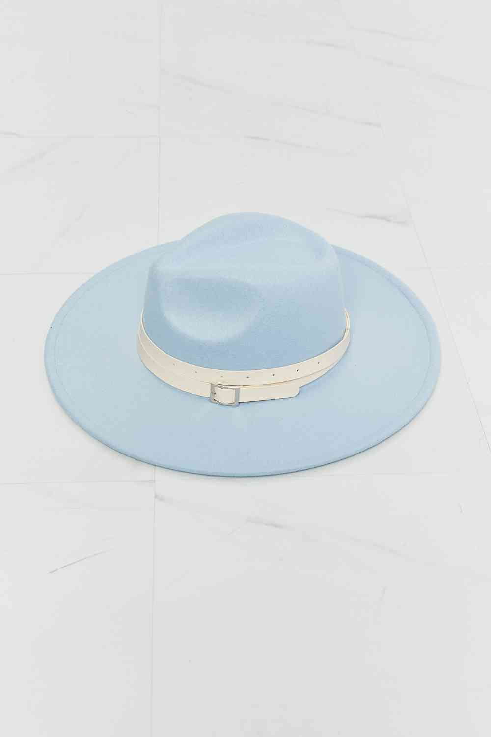 Fame Summer Blues Fedora Hat