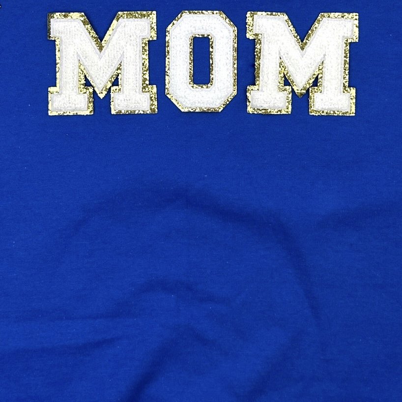 Football Mom Chenille Patch Sweatshirt