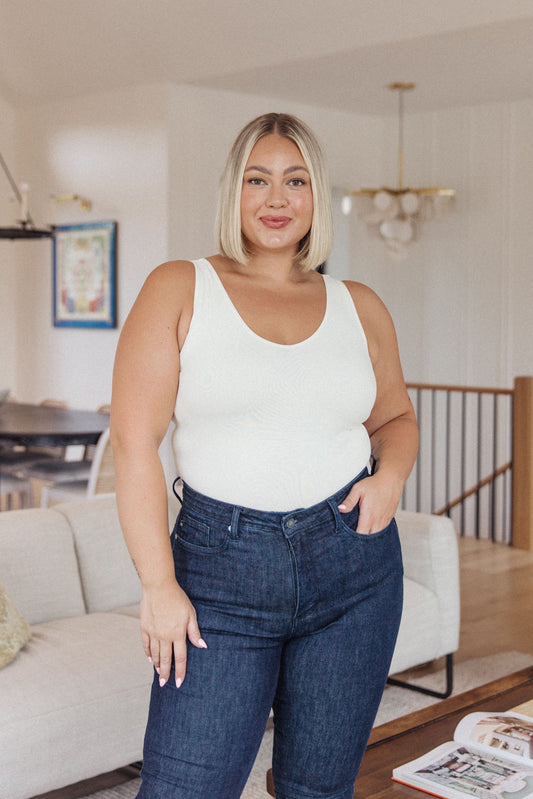 Carefree Seamless Reversible Tank in Ivory