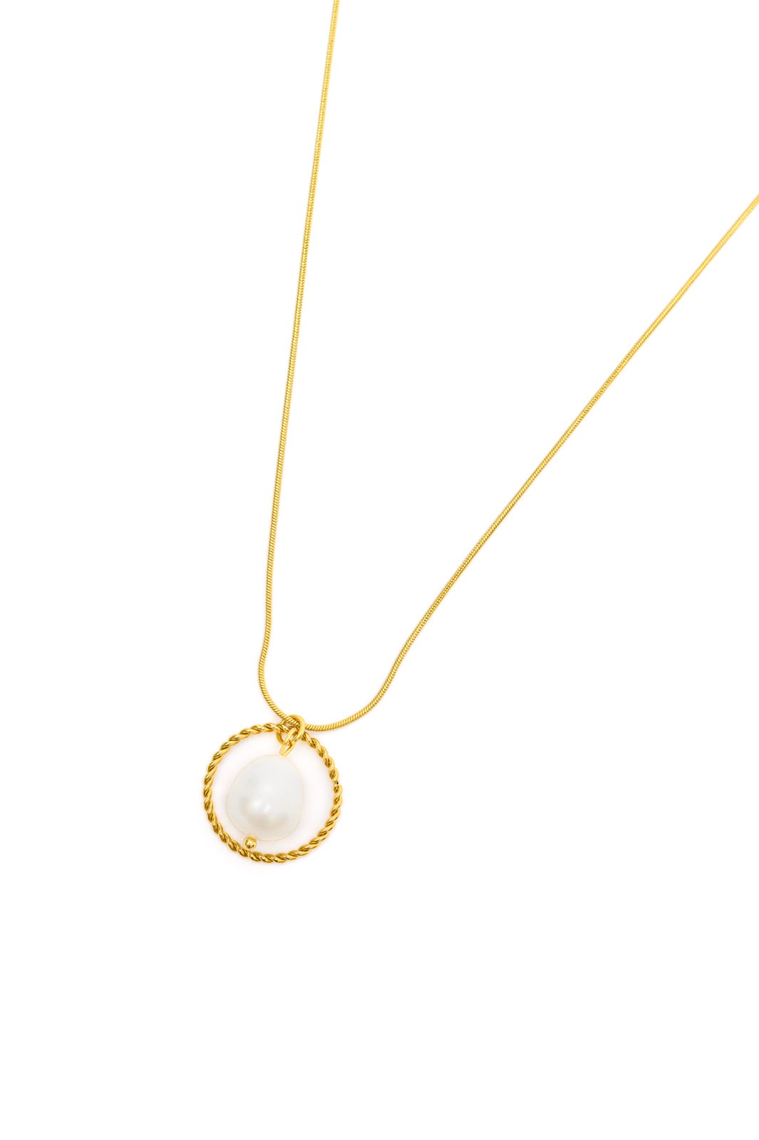 Center of the World Pearl Pendant Necklace