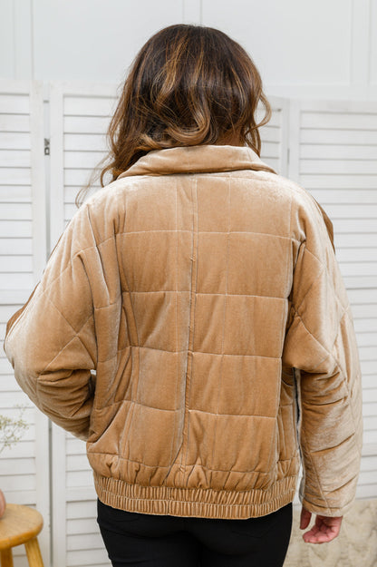 Nights On Broadway Jacket in Taupe